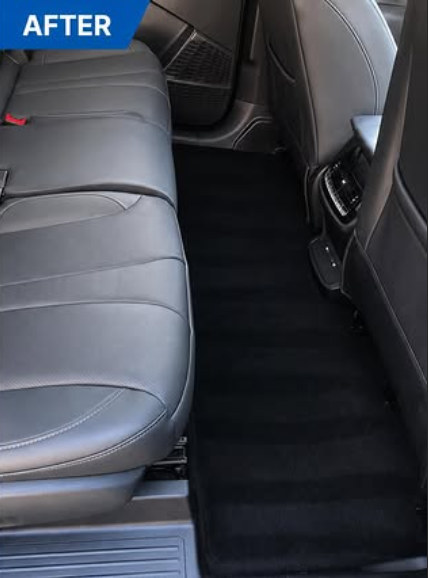After a rear interior clean by Grassendale Valet