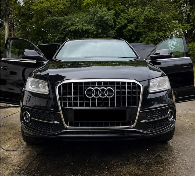 Audi Q5 valeted by Grassendale Valet, doors open